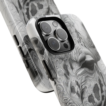 Monochrome Giraffe: Intricate Elegance - for iPhone 16