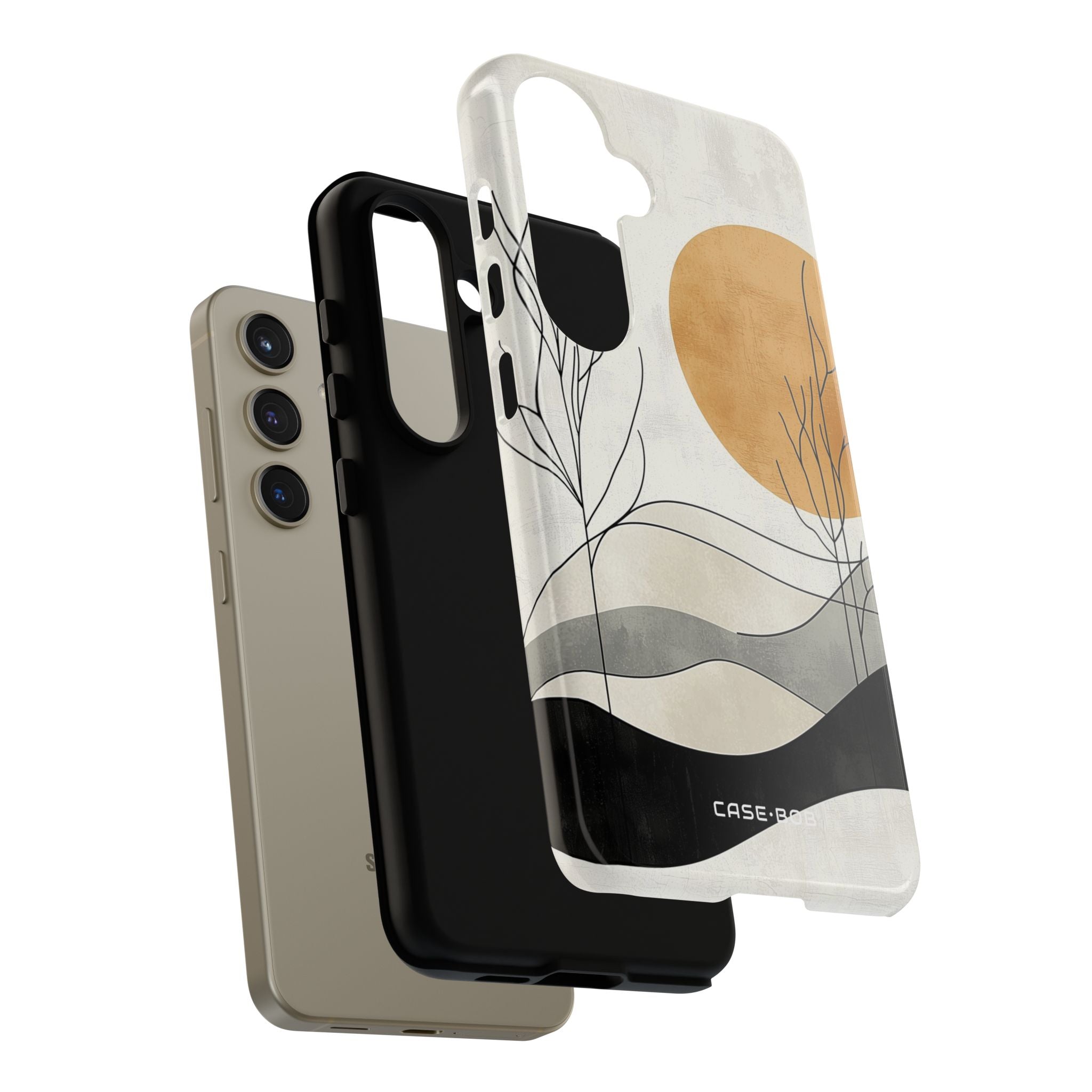 Orange Halo Samsung S24 Case - Tough