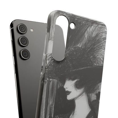 Timeless Elegance in Monochrome Samsung S23 - Slim Phone Case