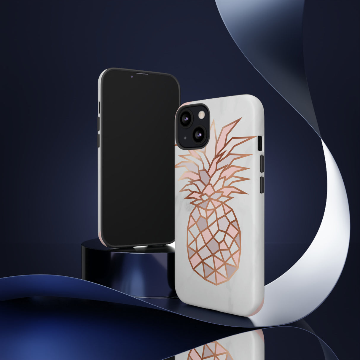 Pineapple Rose Gold - Protective Phone Case