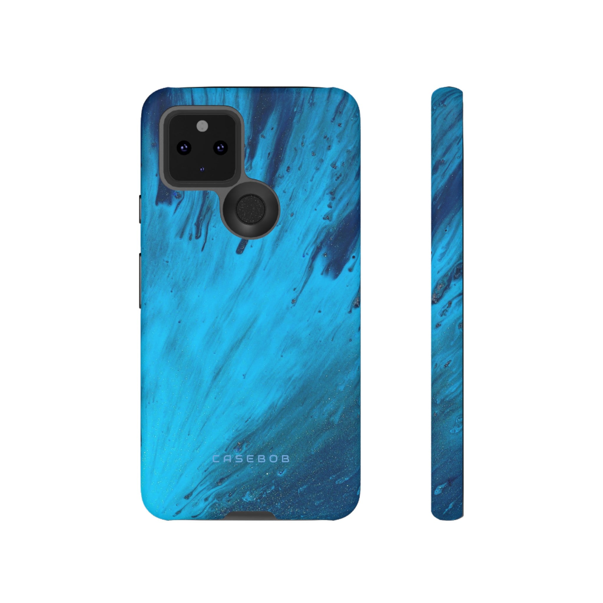 Light Blue Ink Art | Phone Case