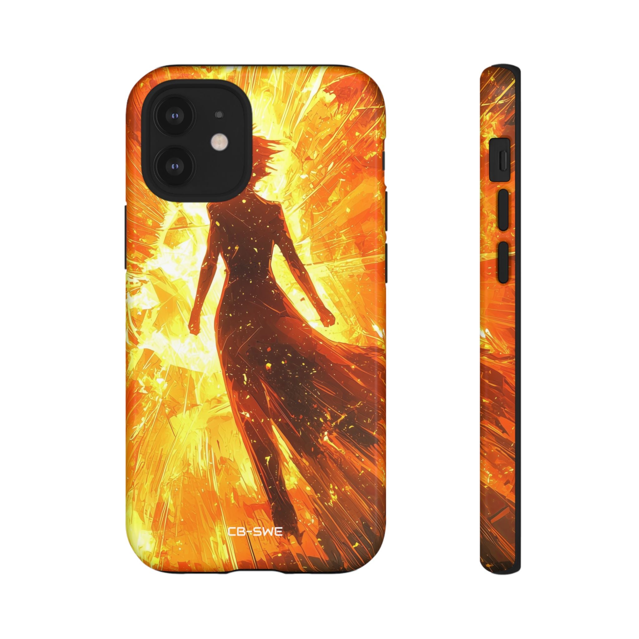 Fiery Energy Erupts - iPhone Case