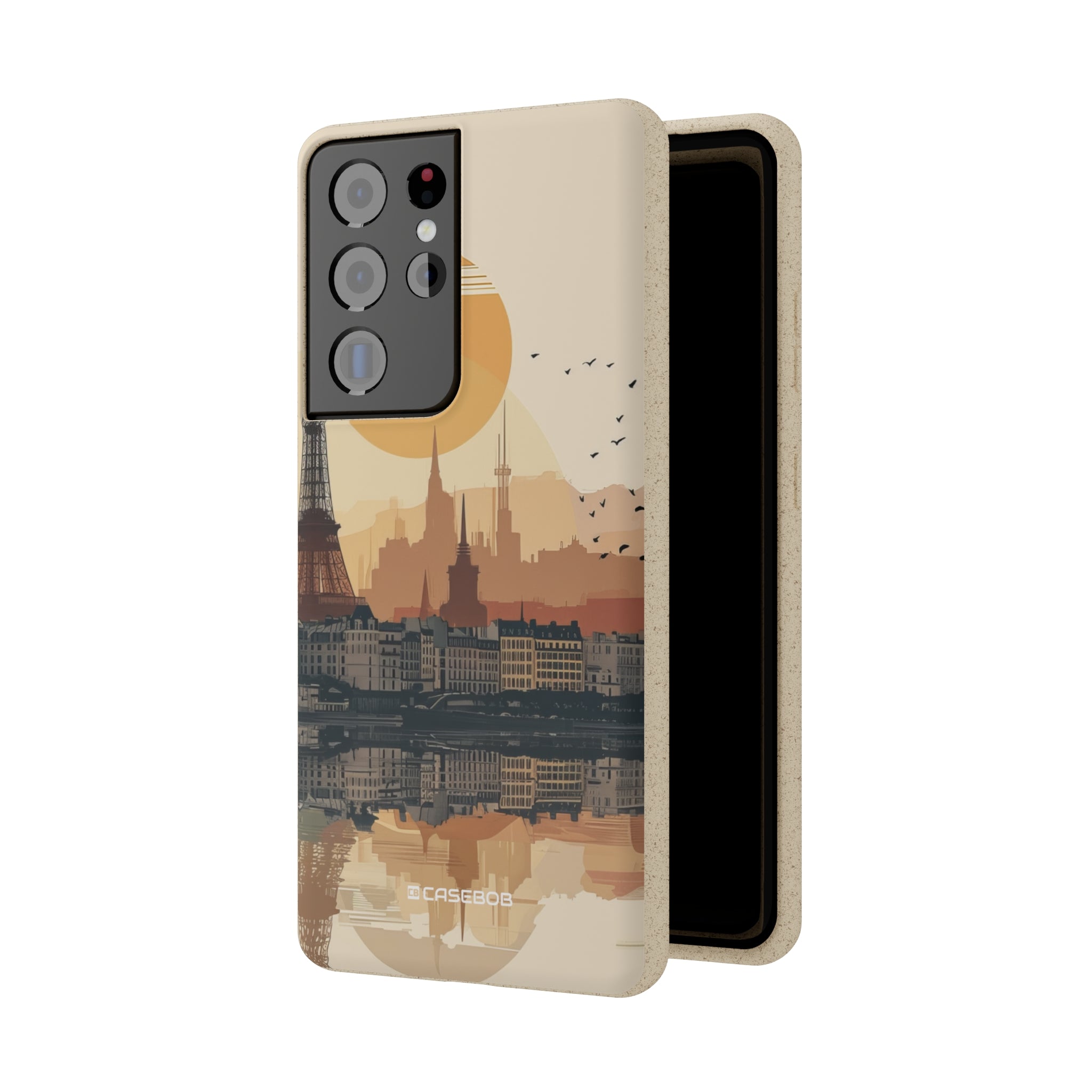 Parisian Sunset Serenity | Biodegradable Phone Case