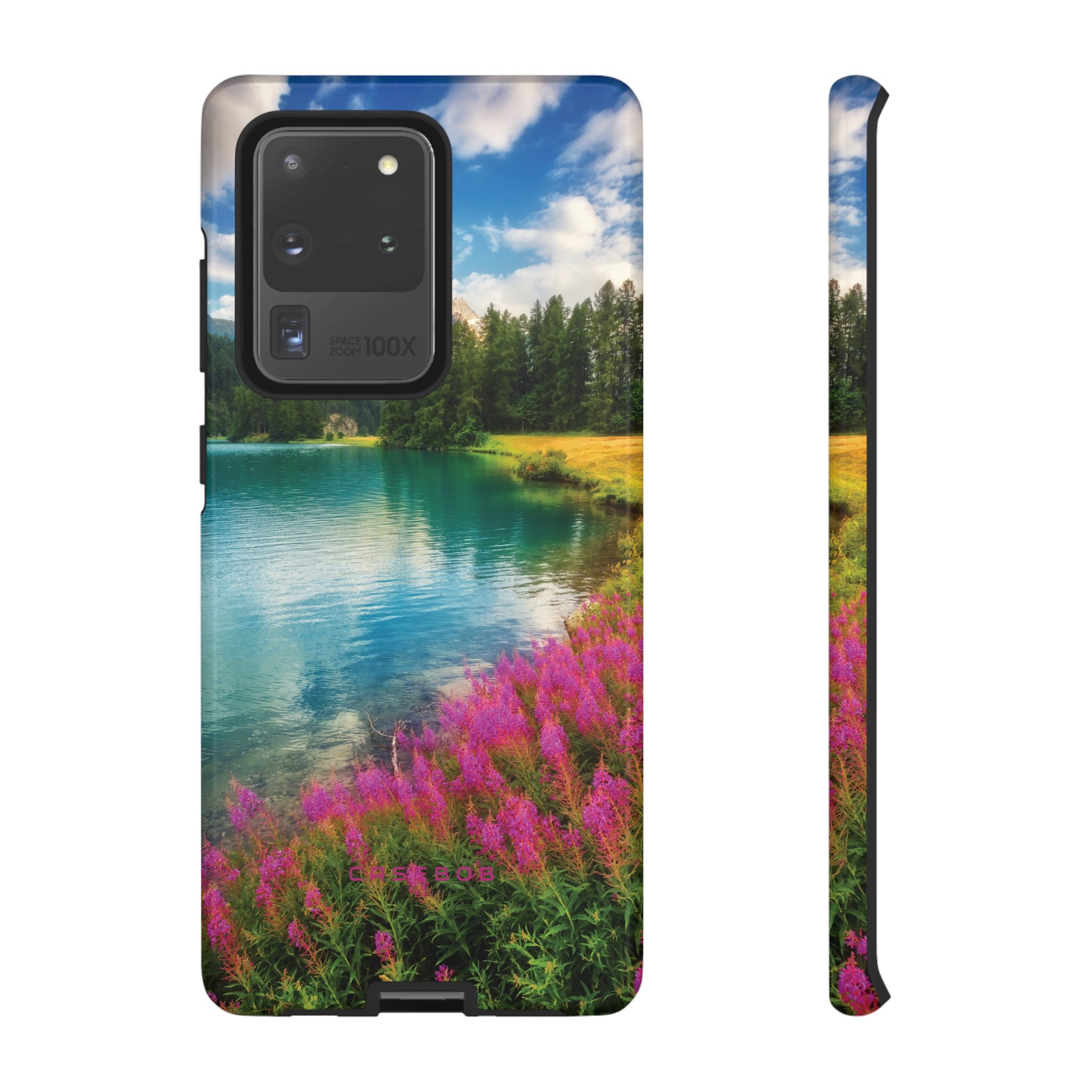 Azure Alpine Lake Phone Case - Protective Phone Case