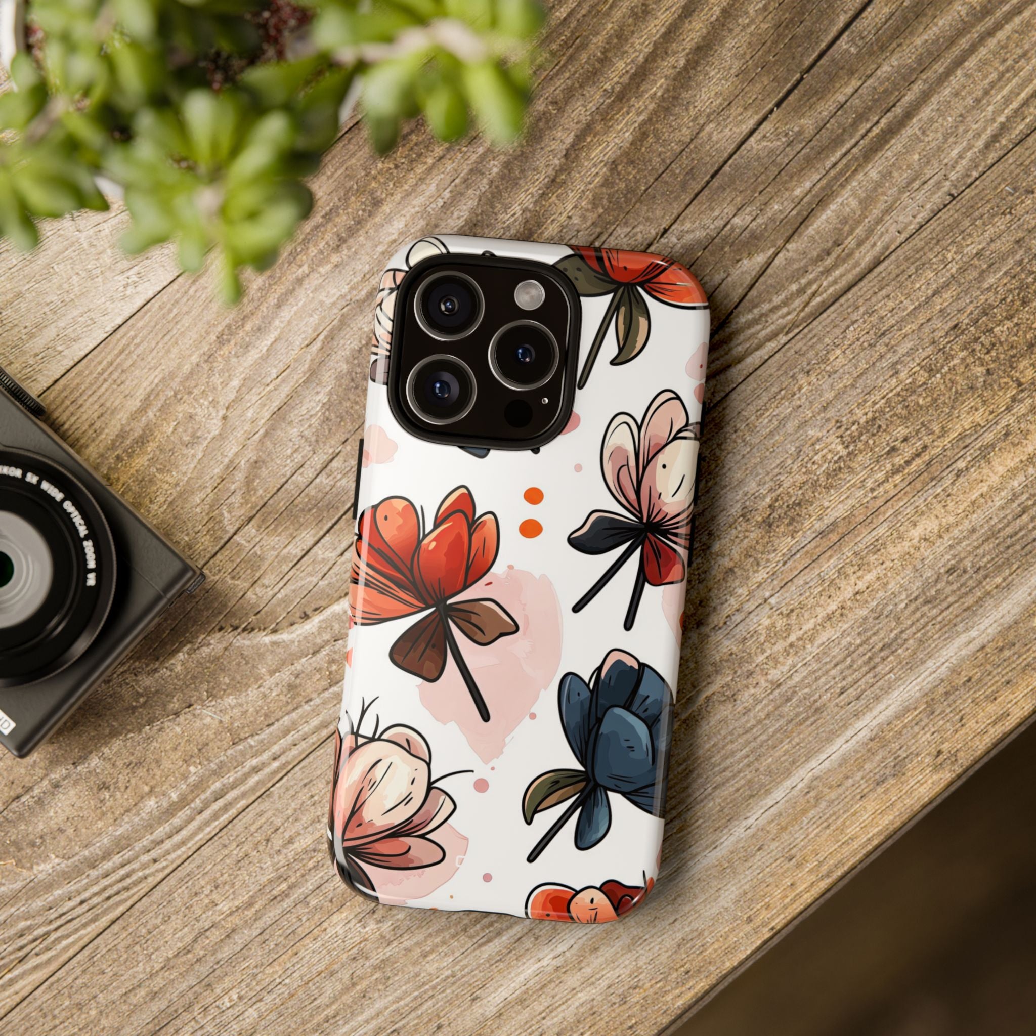 Vibrant Floral Harmony - iPhone Case