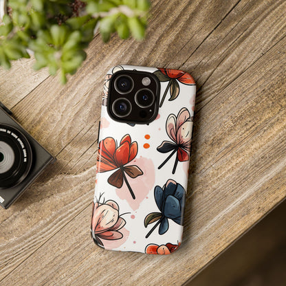 Vibrant Floral Harmony - iPhone Case