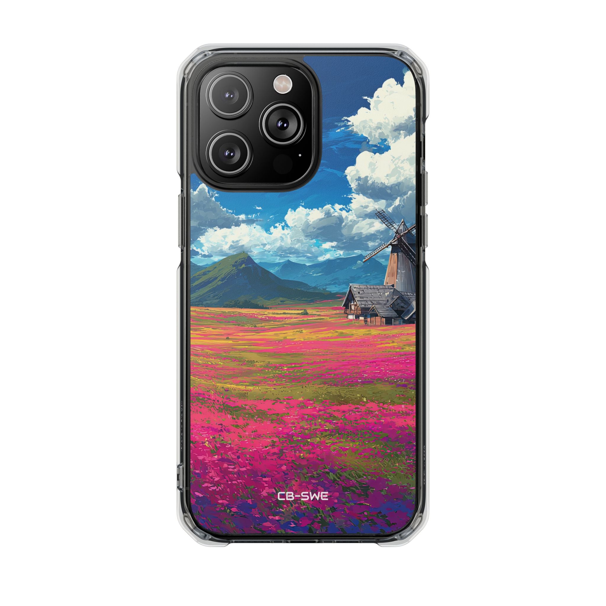 Impressionistic Summer Windmill iPhone Case - Impact
