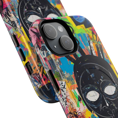 Skull Vortex iPhone 15 Case - Tough+