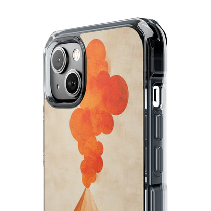 Erupting Heat Waves iPhone Case - Impact