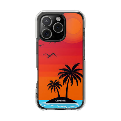 Summer Sunset Silhouettes iPhone Case - Impact