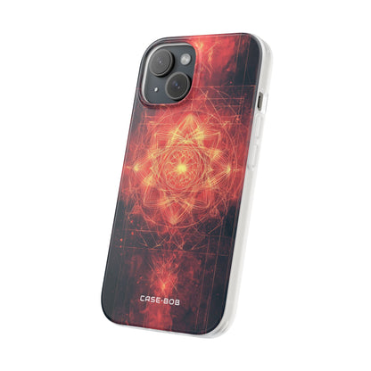 Radiant Mandala iPhone 15 Case - Soft