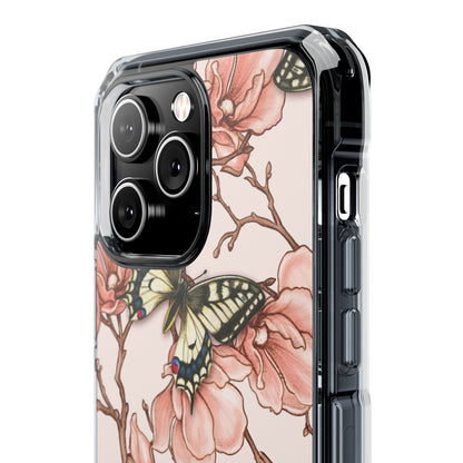 Butterflies and Magnolias Harmony iPhone Case - Impact
