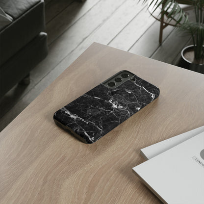 Black Marble - Protective Phone Case