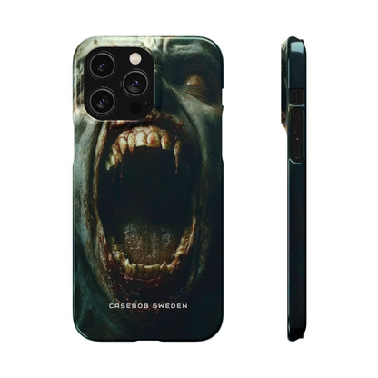 Gothic Wail of Decay iPhone 14 - Slim Phone Case