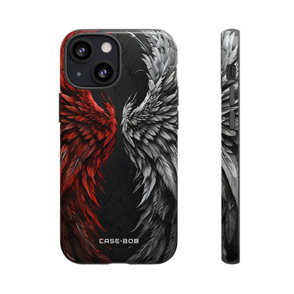 Crimson White Wings iPhone 13 Mini Case - Tough