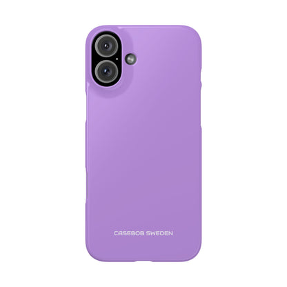 Bright Lavender - Slim iPhone 16 Phone Case