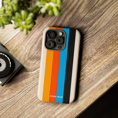 Vivid Stripe Harmony iPhone 15 Pro Case - Tough