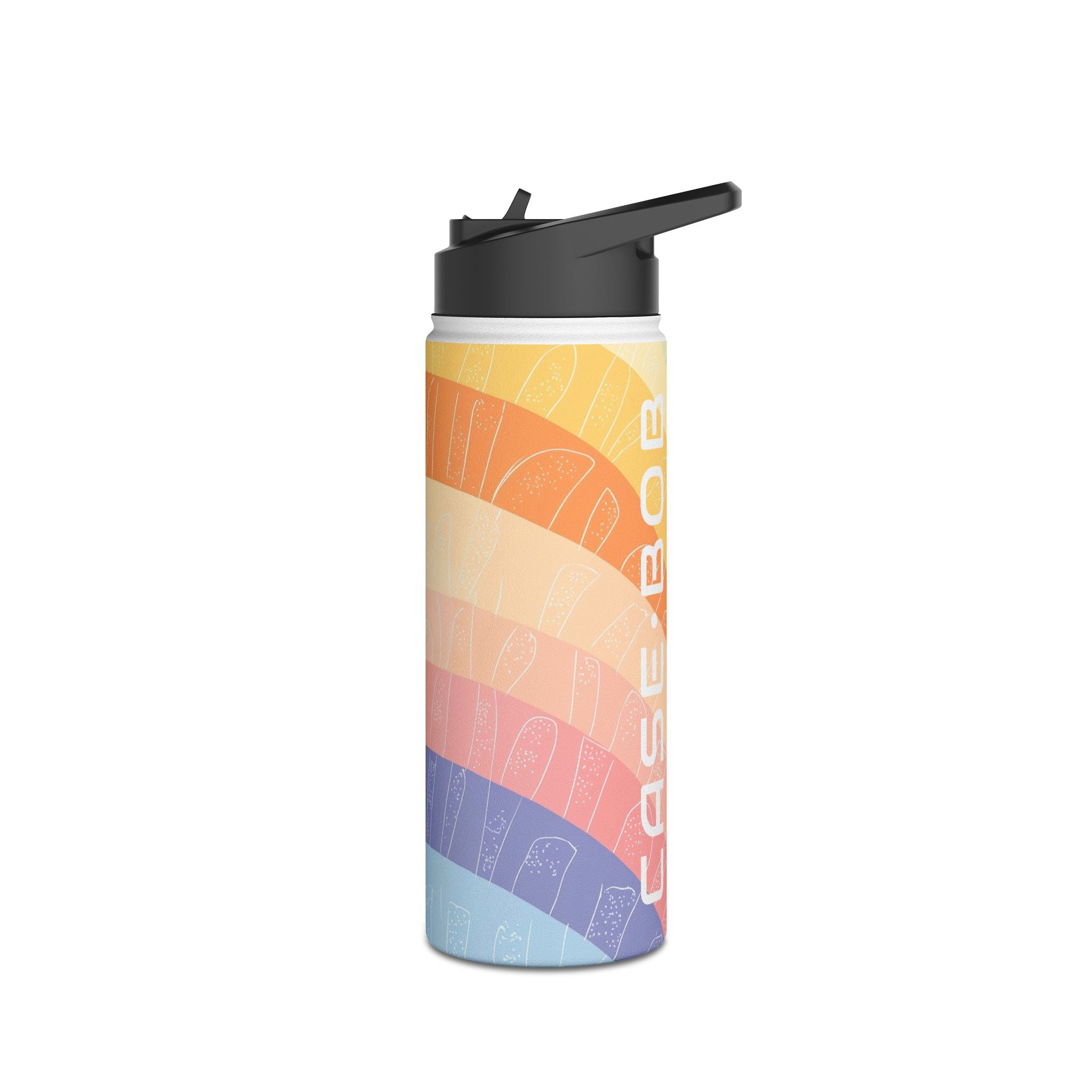 Pastel Rainbow Glow - Stainless Steel Water Bottle