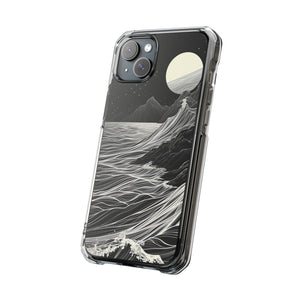 Moonlit Serenity – Handyhülle für iPhone (Clear Impact – Magnetisch)