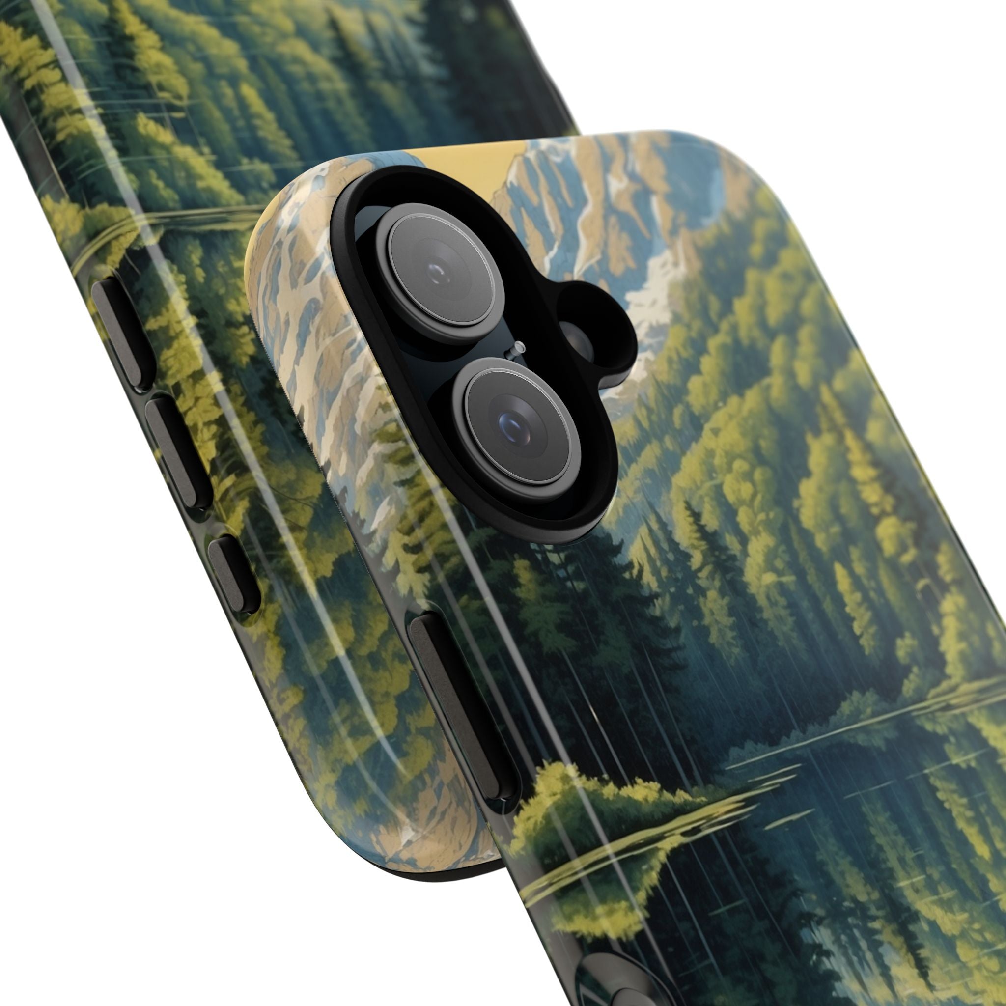 Mountain Peaks Reflect - iPhone Case