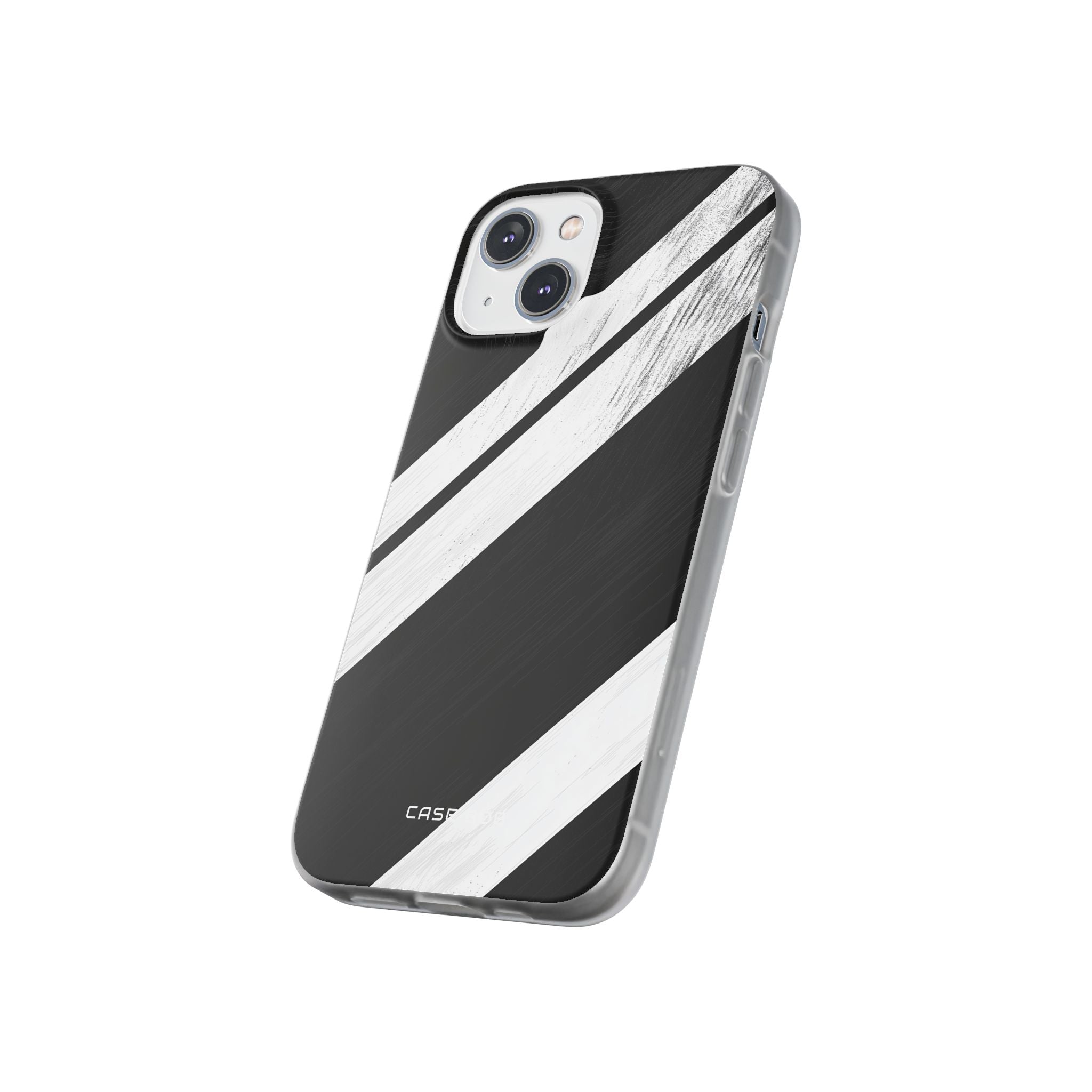 Distressed Stripe Motion iPhone 14 Case - Soft