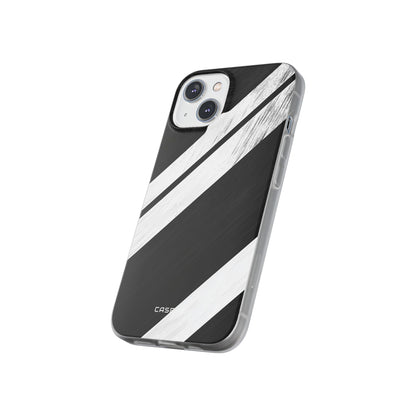 Distressed Stripe Motion iPhone 14 Case - Soft