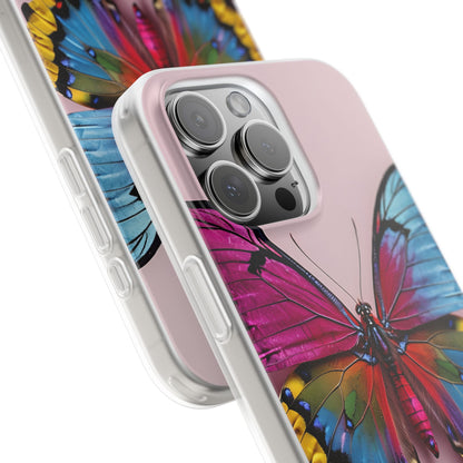 Vivid Butterfly iPhone 16 Pro Max Case - Soft