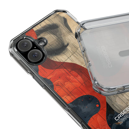 Crimson Flow Profile iPhone 16 - Impact Clear+