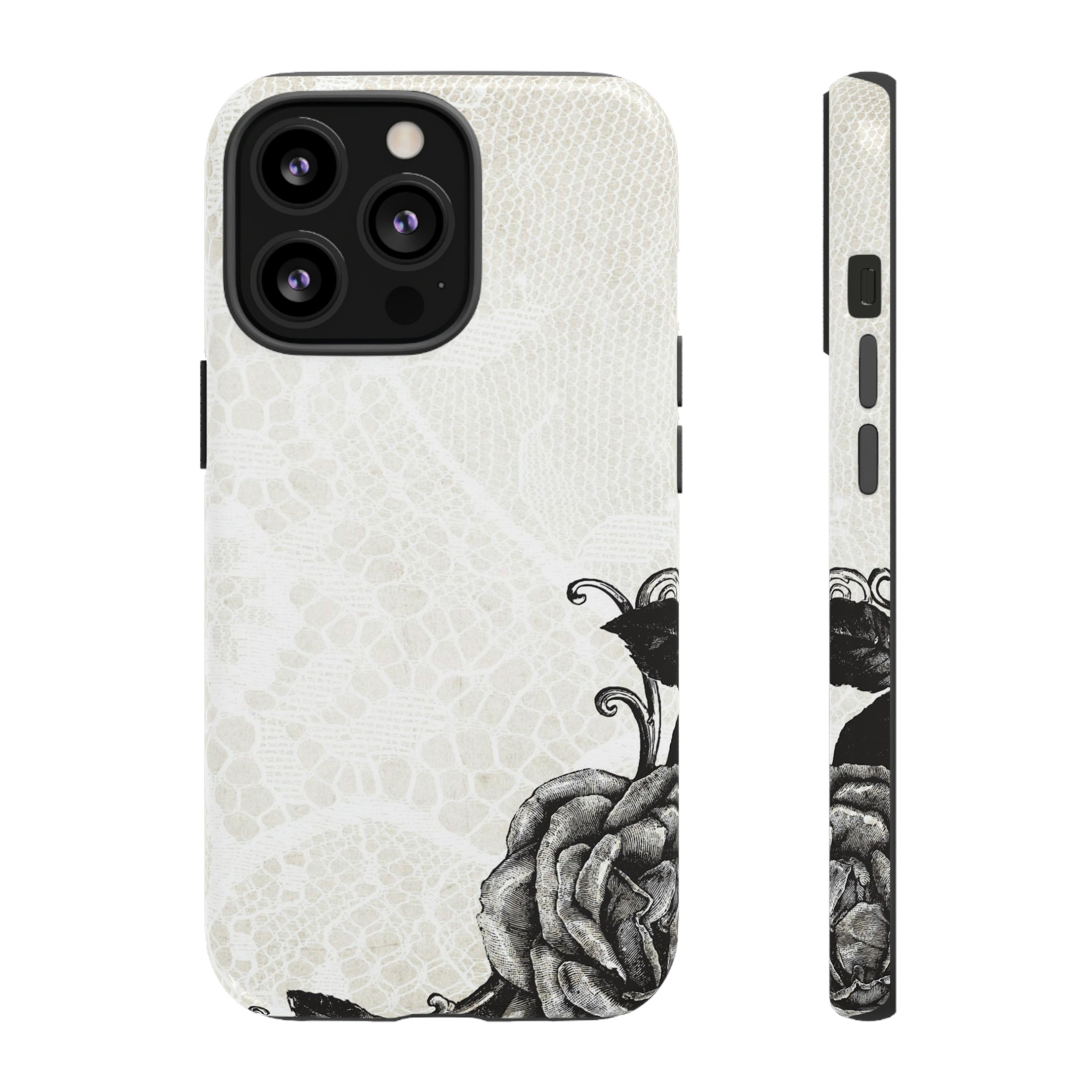 Rosett Gothic Flower - Protective Phone Case