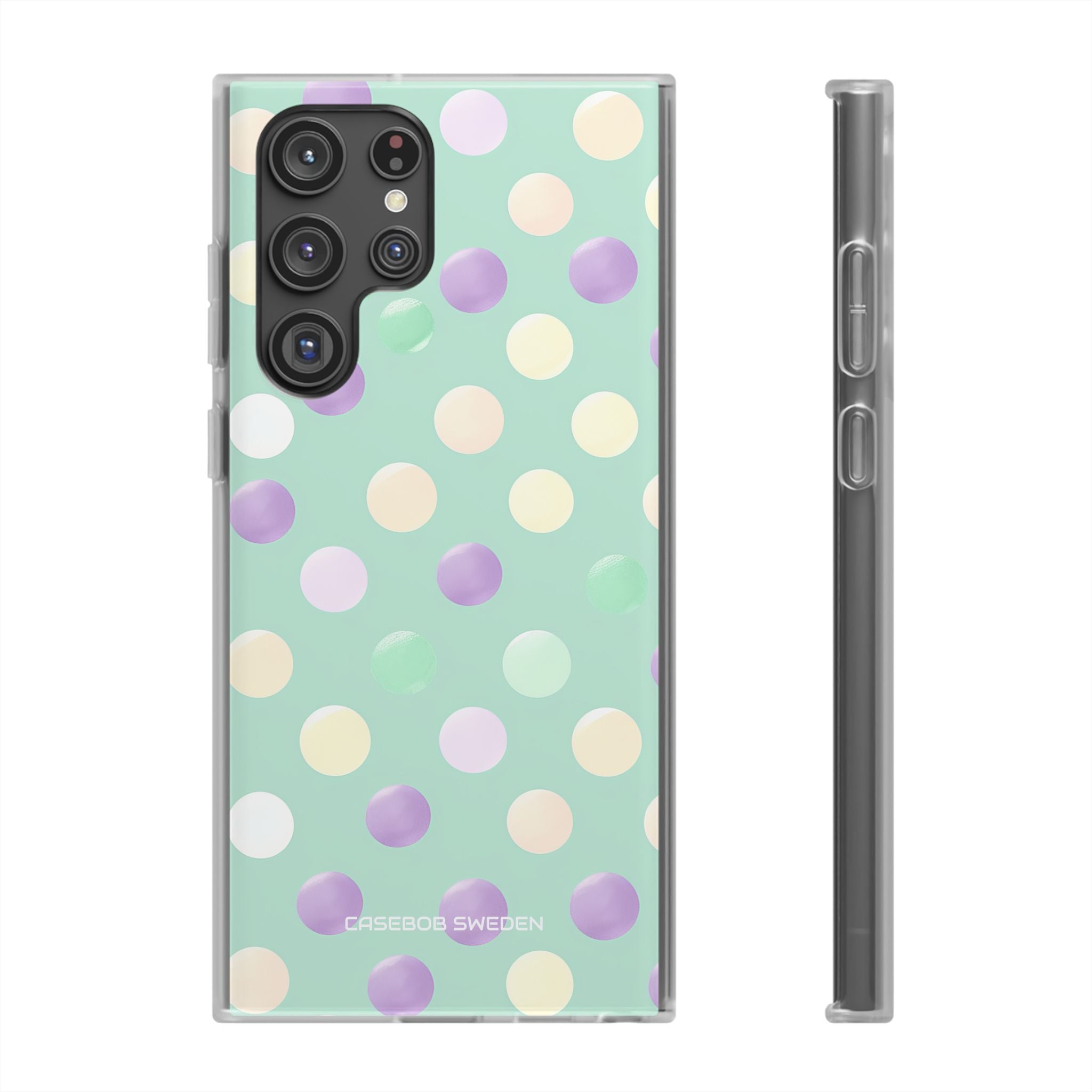 Pastel Polka Dots - Flexi Samsung S22 Phone Case