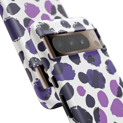 Purple Inkblots Google Pixel 8 - Tough Phone Case