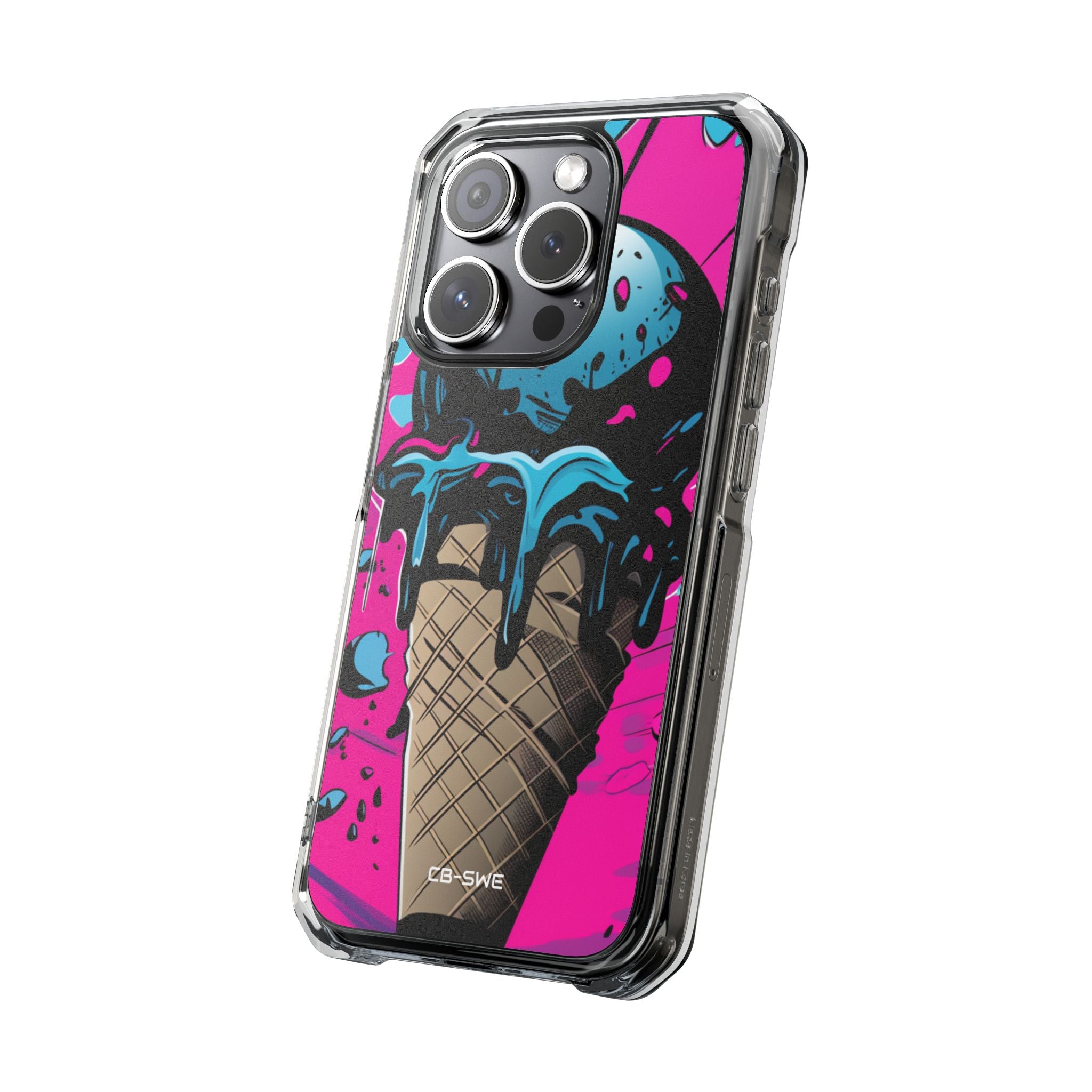 Vibrant Ice Cream Splash iPhone Case - Impact