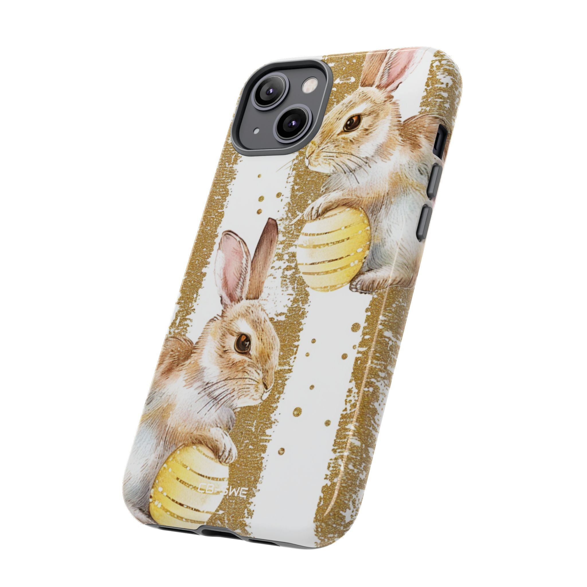 Bunnies Hold Eggs - iPhone Case