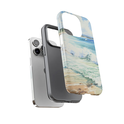 Serene Coastal Watercolors - iPhone Case
