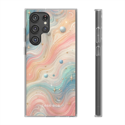 Iridescent Swirls Samsung S22 Ultra Case - Soft