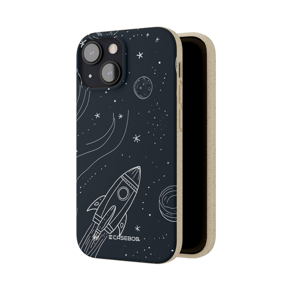 Cosmic Doodle Adventure | Biodegradable Phone Case