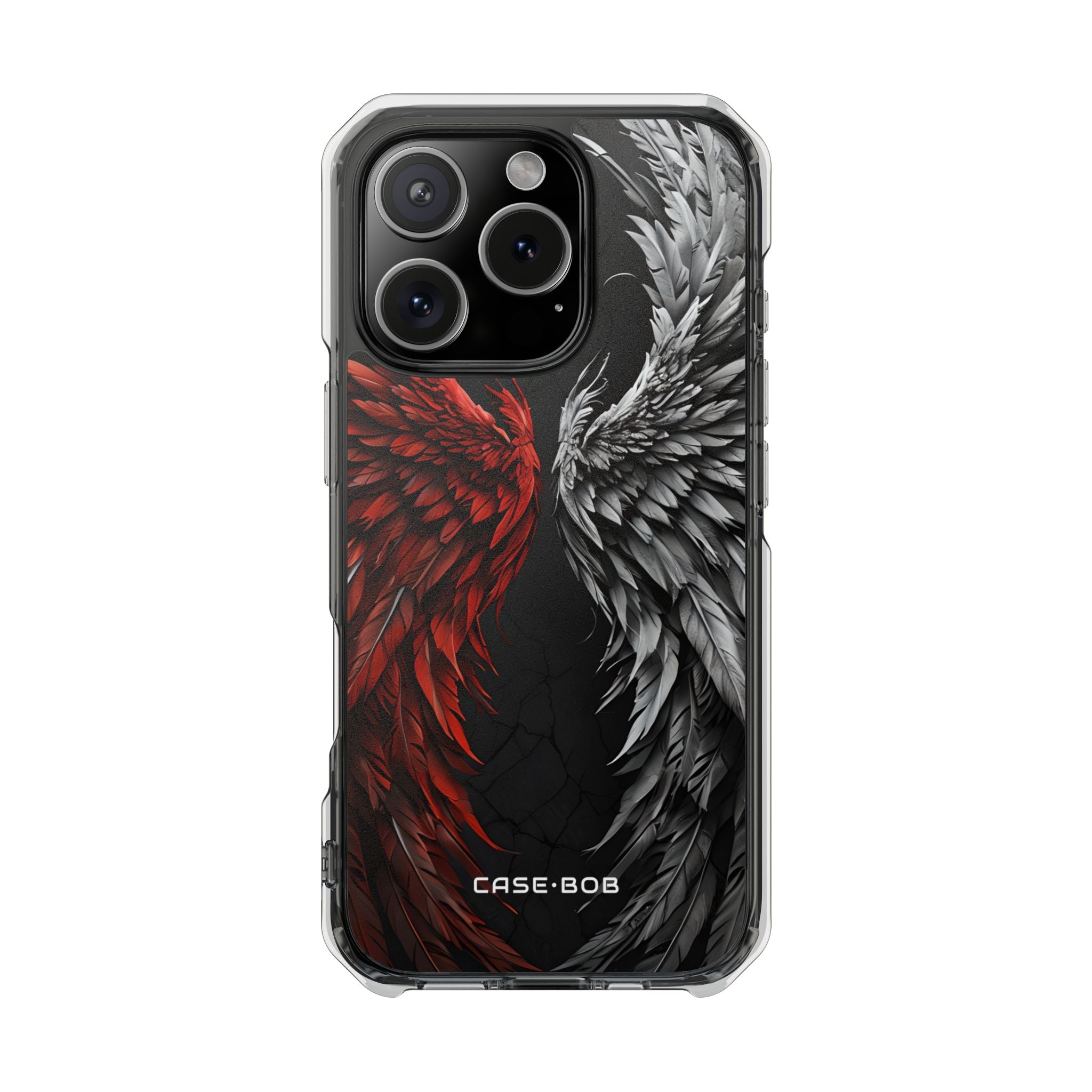 Crimson White Wings iPhone 16 Pro Case - Impact