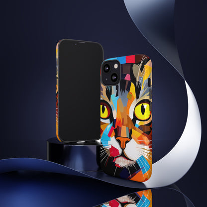 Abstract Kitty Palette - Protective Phone Case