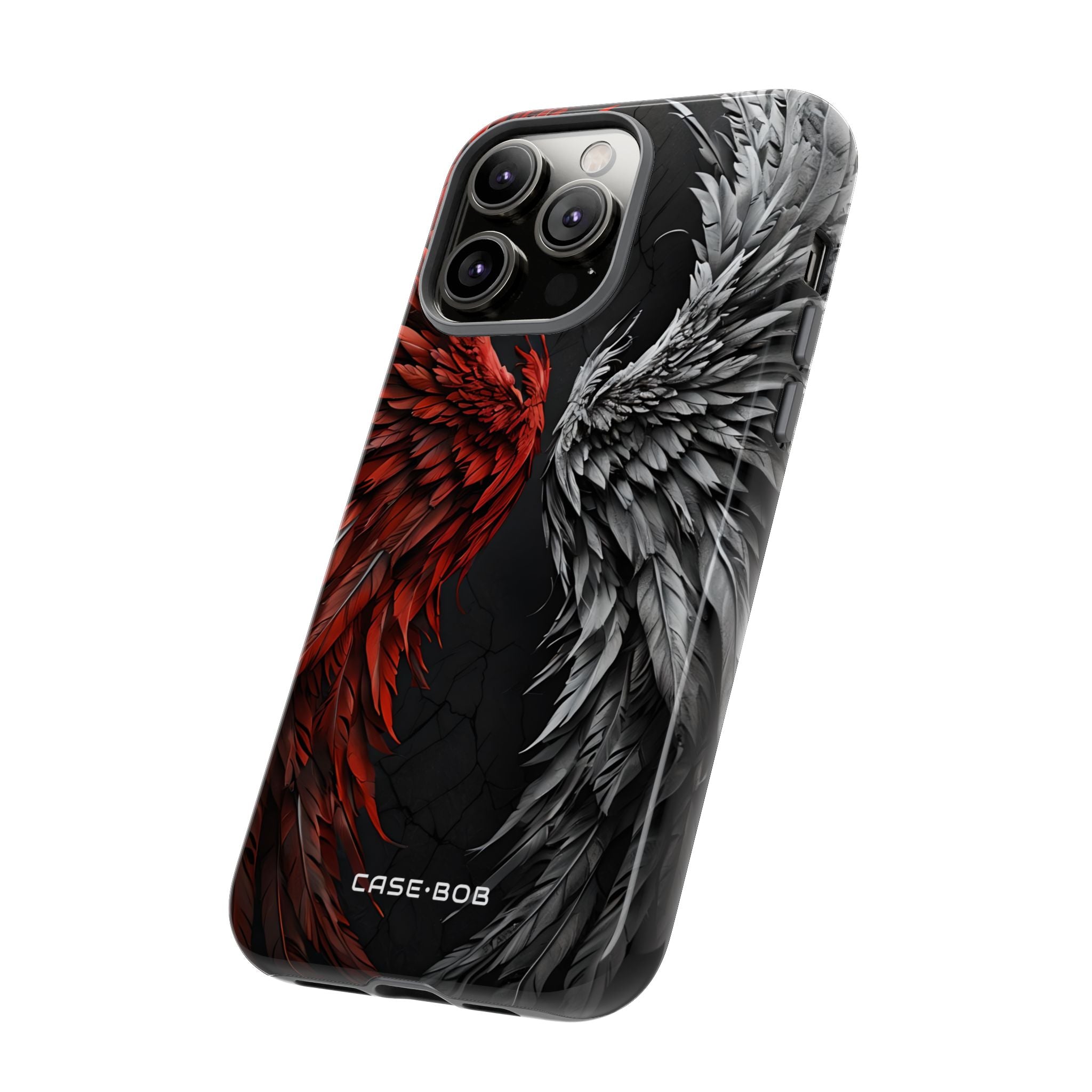 Crimson White Wings iPhone 14 Pro Max Case - Tough