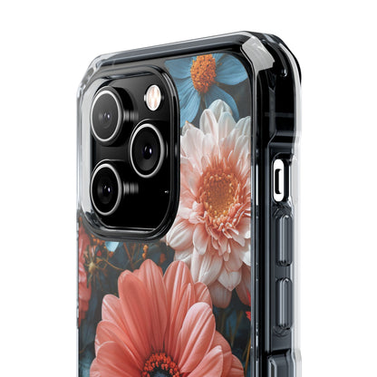 Surreal Floral Harmony iPhone 14 - Clear Impact Phone Case