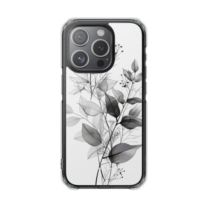 Botanical Line Harmony iPhone 15 - Clear Impact Phone Case