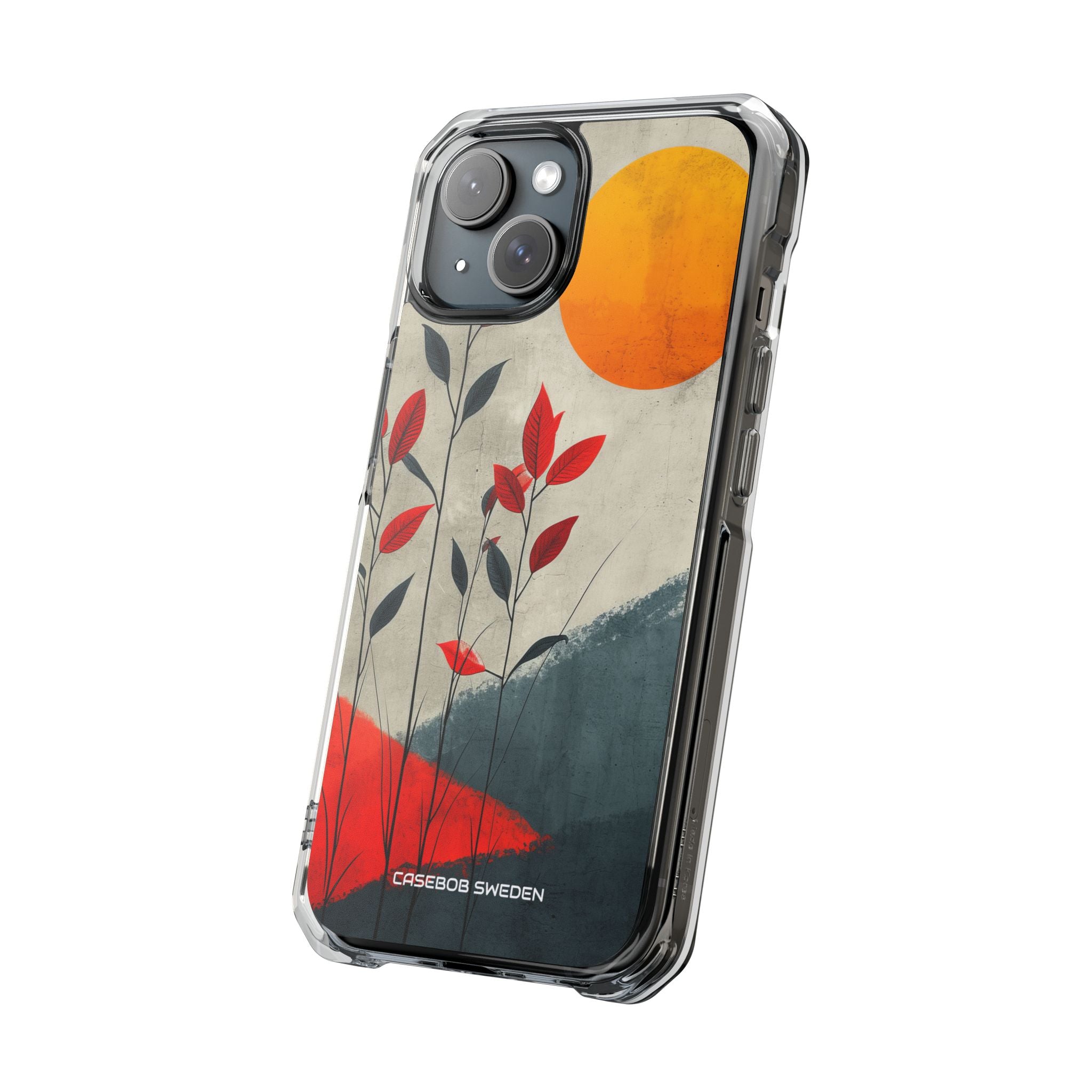 Gray Sunscape - Clear Impact iPhone 15 Phone Case