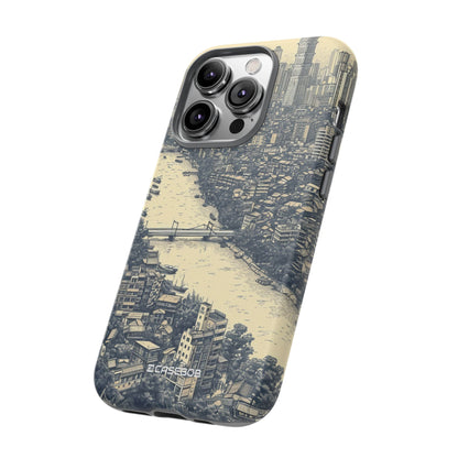 Nostalgic Metropolis | Protective Phone Case for iPhone