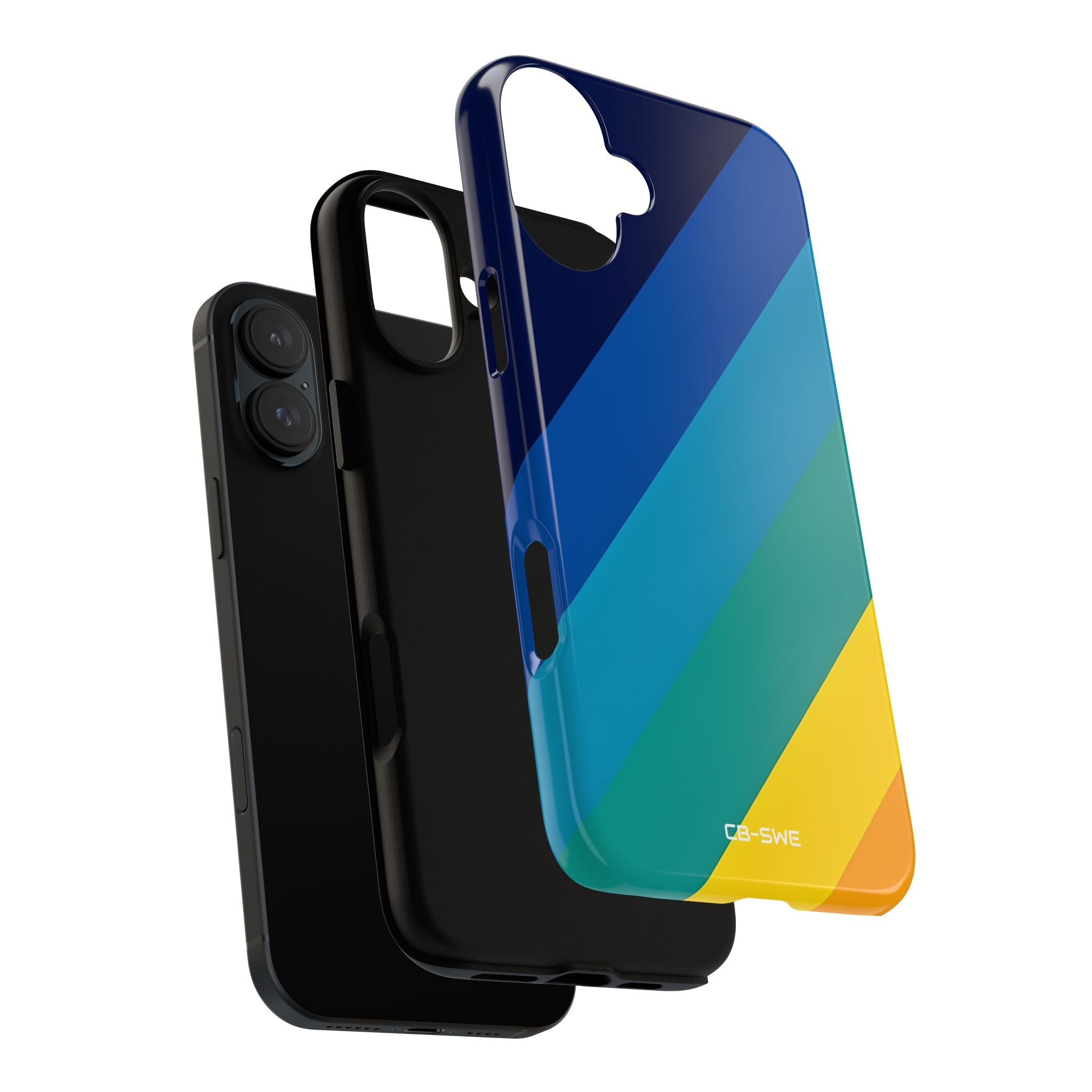 Diagonal Color Spectrum - iPhone Case