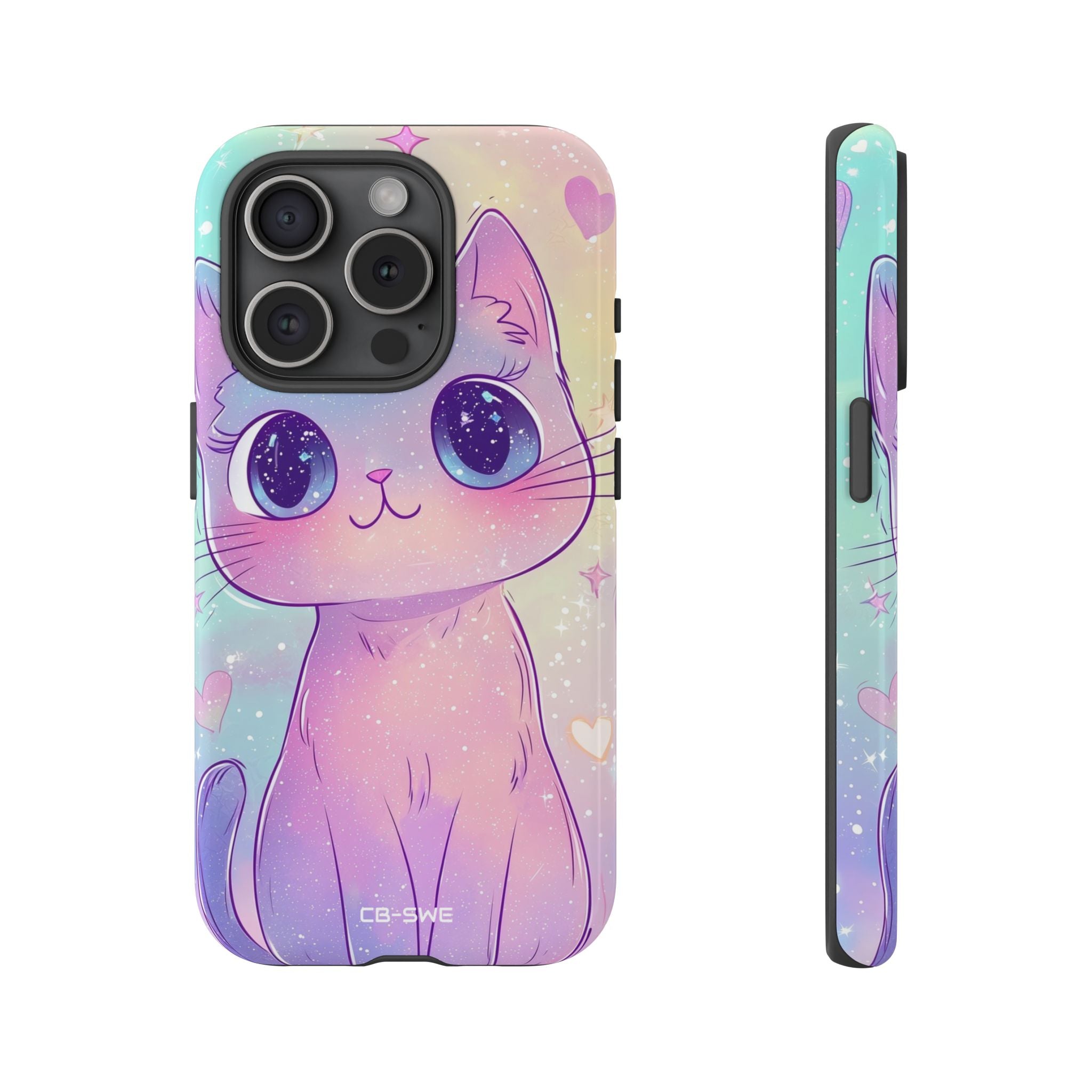 Sparkling Cat Smiles - iPhone Case