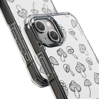 Mushroom Line Play iPhone Case - Impact