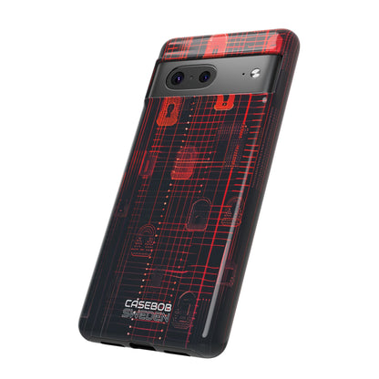 Cyber Locks Grid Google Pixel 7 - Tough