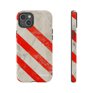 Crimson Line Minimalism - Protective Phone Case