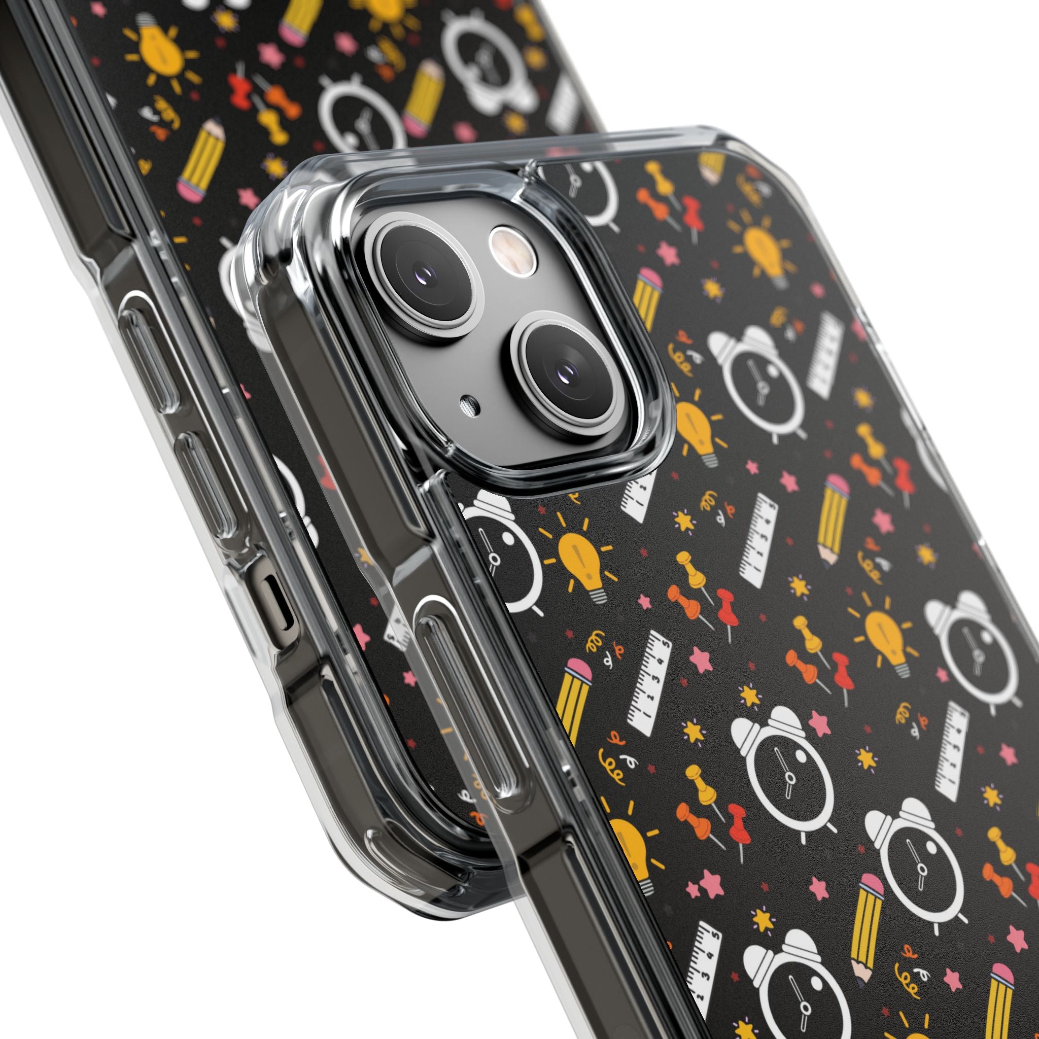 Bright Pencils Twirl iPhone Case - Impact