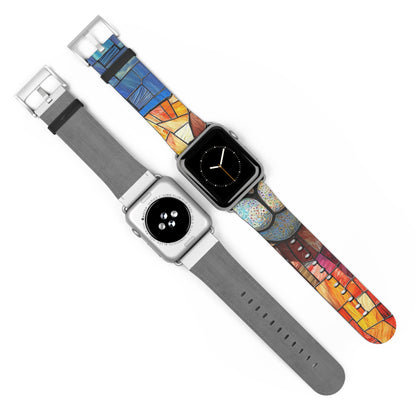 Sunglass Llama Mosaic - Watch Band